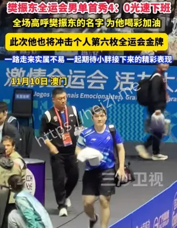 樊振东冲击全运